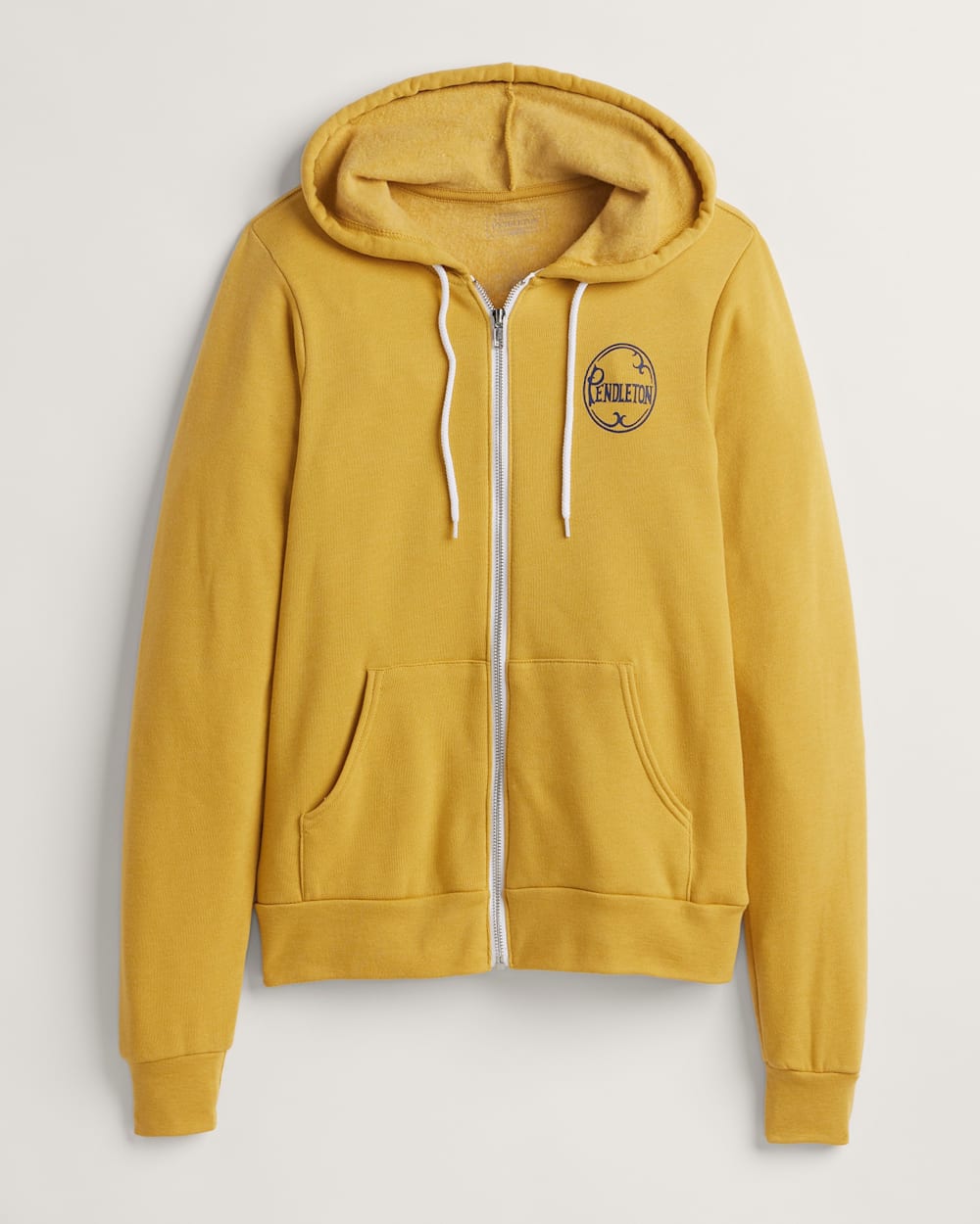 AUTUMN BIRCH GRAPHIC ZIP HOODIE IN HEATHER MUSTARD image number 2