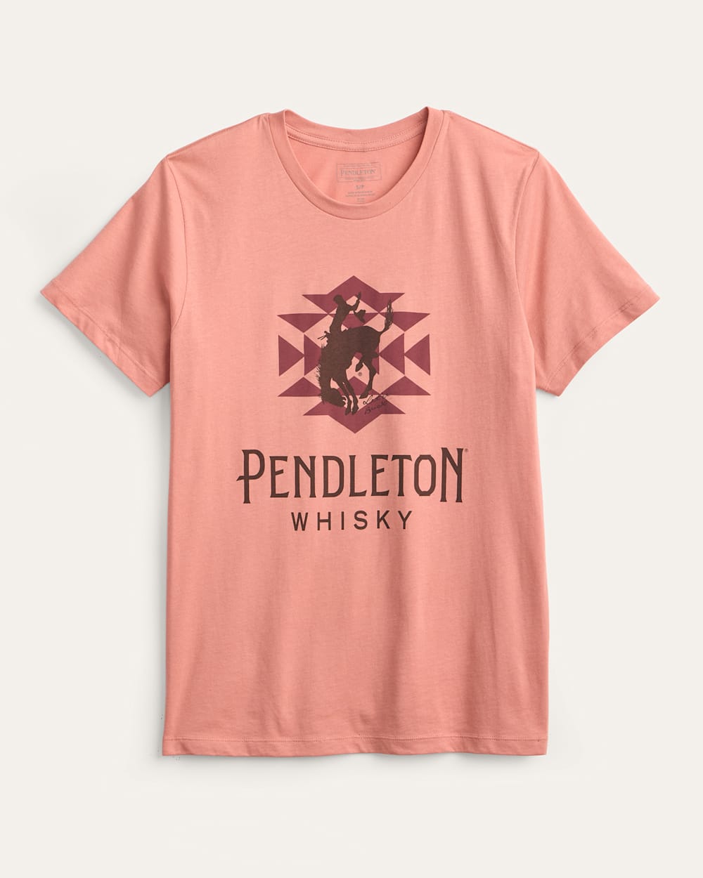 WOMEN'S PENDLETON WHISKY GRAPHIC TEE IN DUSTY ROSE image number 1