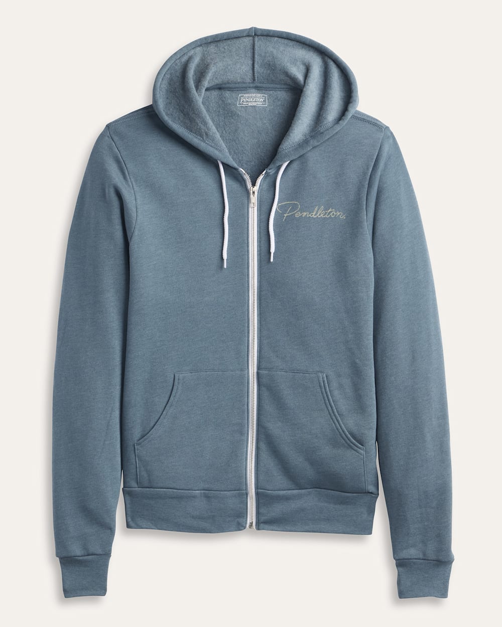 ALTERNATE VIEW OF WOMEN'S WESTERN GRAPHIC ZIP HOODIE IN SLATE HEATHER image number 2