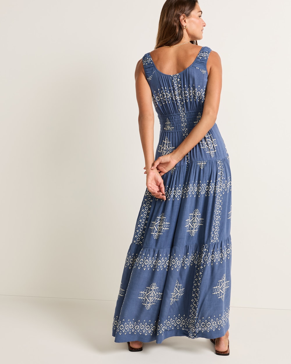 ALTERNATE VIEW OF WOMEN'S BROOKLYN SLEEVELESS DRESS IN NAVY image number 2