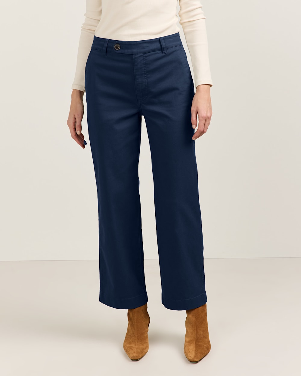 WOMEN'S COTTON CHORE PANTS IN NAVY image number 1