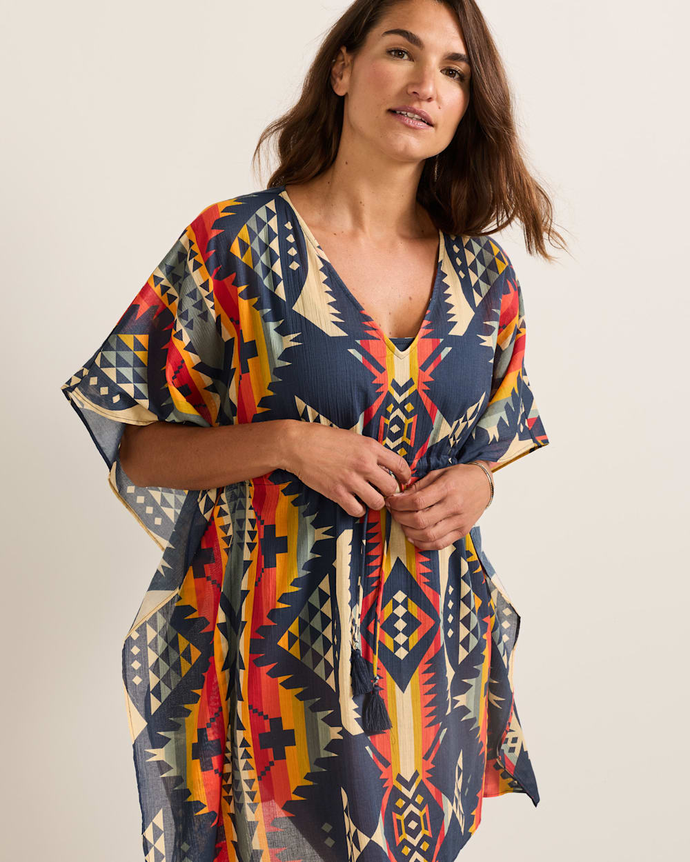 NEHALEM WOMEN'S LIGHTWEIGHT V-NECK TUNIC IN NEHALEM image number 1