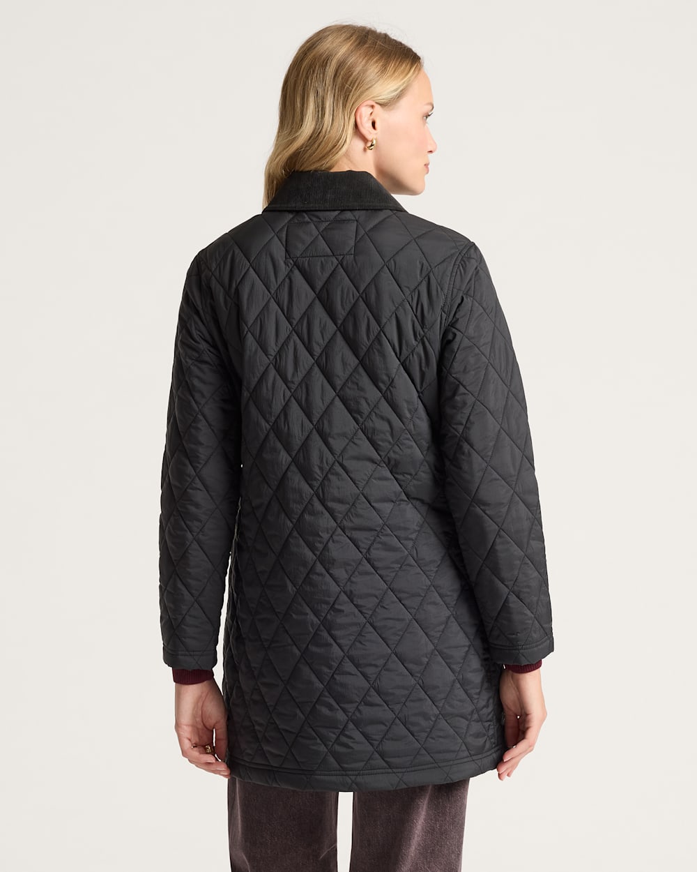 ALTERNATE VIEW OF WOMEN'S SUN RIVER QUILTED FIELD COAT IN BLACK image number 2