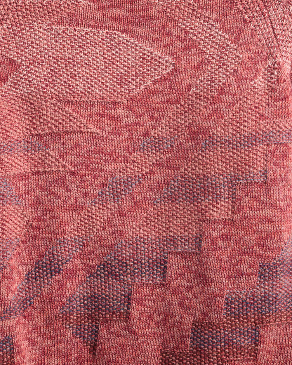 ALTERNATE VIEW OF WOMEN'S RAGLAN COTTON SWEATER IN DARK ROSE MIX image number 5