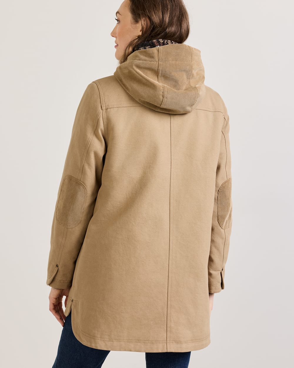 ALTERNATE VIEW OF WOMEN'S CEDAR CREEK CANVAS PARKA IN OLD OAK image number 4