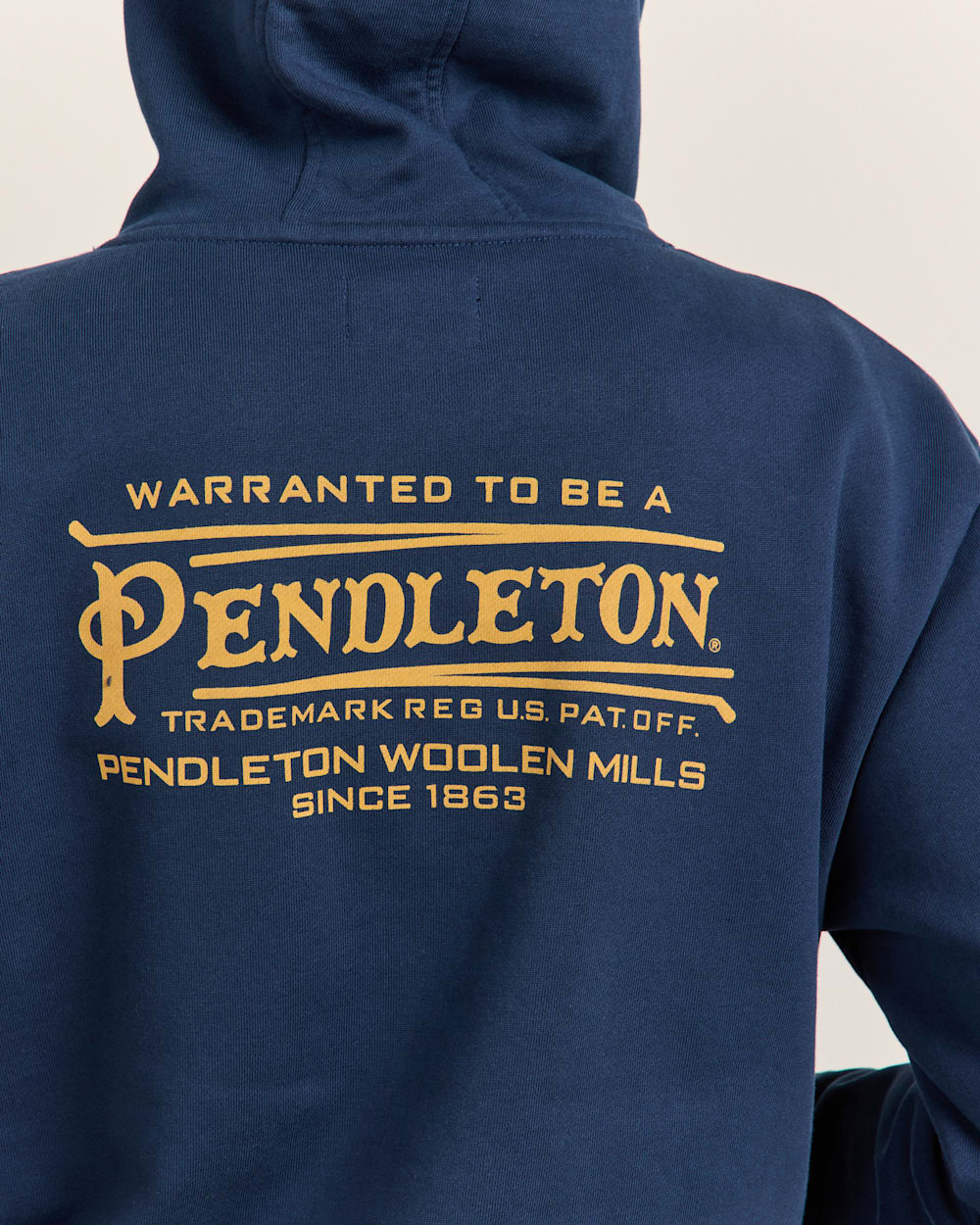 ALTERNATE VIEW OF WOMEN'S LOGO GRAPHIC ZIP HOODIE IN NAVY image number 6