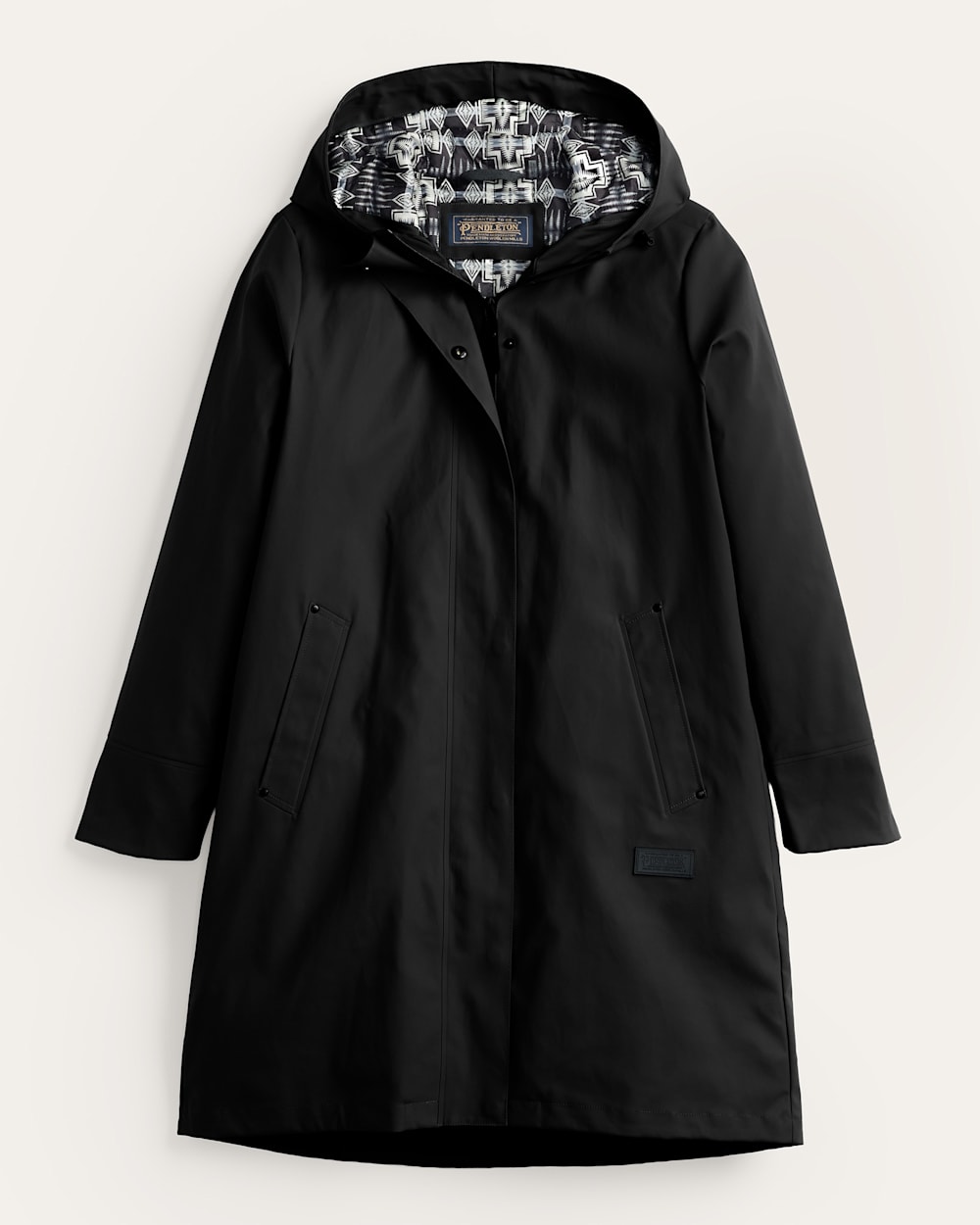 WOMEN'S VICTORIA RAIN SLICKER IN BLACK image number 1