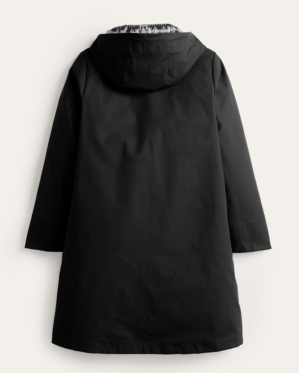 ALTERNATE VIEW OF WOMEN'S VICTORIA RAIN SLICKER IN BLACK image number 2