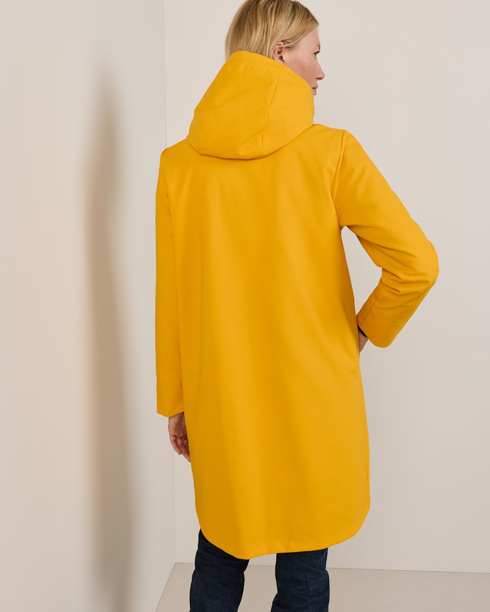 ALTERNATE VIEW OF WOMEN'S VICTORIA RAIN SLICKER IN YELLOW image number 5