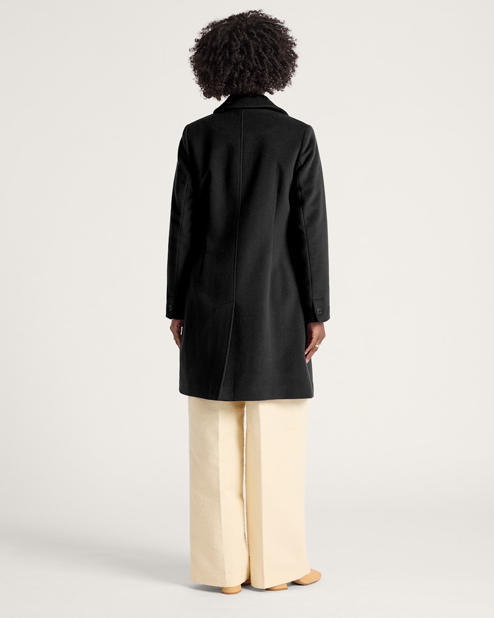 ALTERNATE VIEW OF WOMEN'S LOMBARD WALKER WOOL COAT IN BLACK image number 2