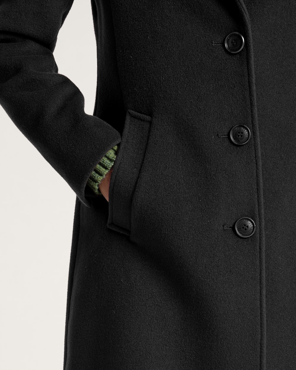 ALTERNATE VIEW OF WOMEN'S LOMBARD WALKER WOOL COAT IN BLACK image number 5