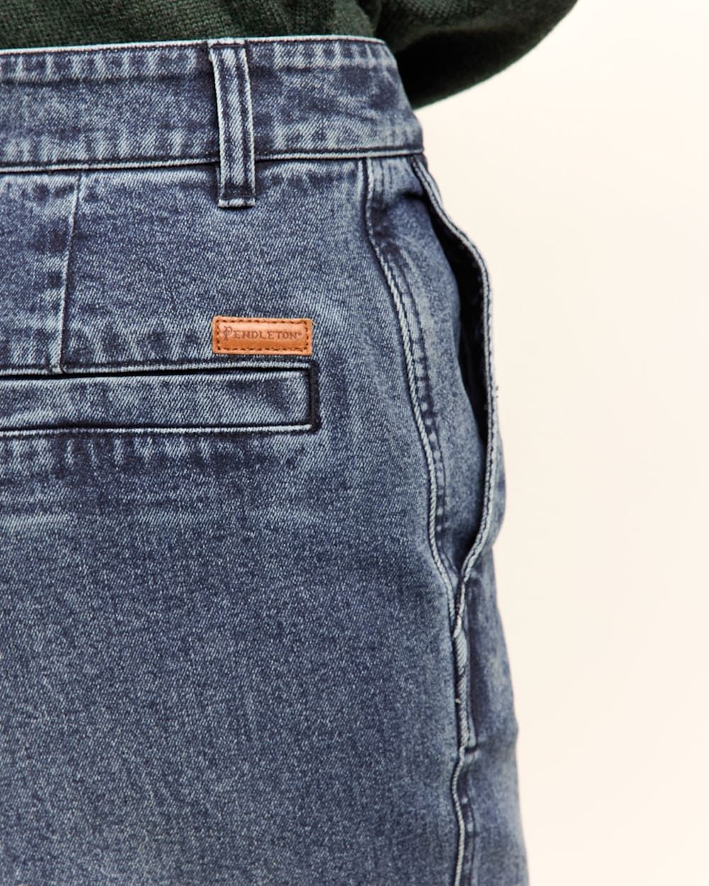 ALTERNATE VIEW OF WOMEN'S SELLWOOD DENIM PANTS IN DARK WASH image number 5