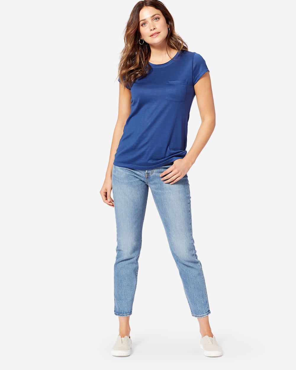 LEVI'S WEDGIE ICON JEANS IN DARK BLUE image number 1