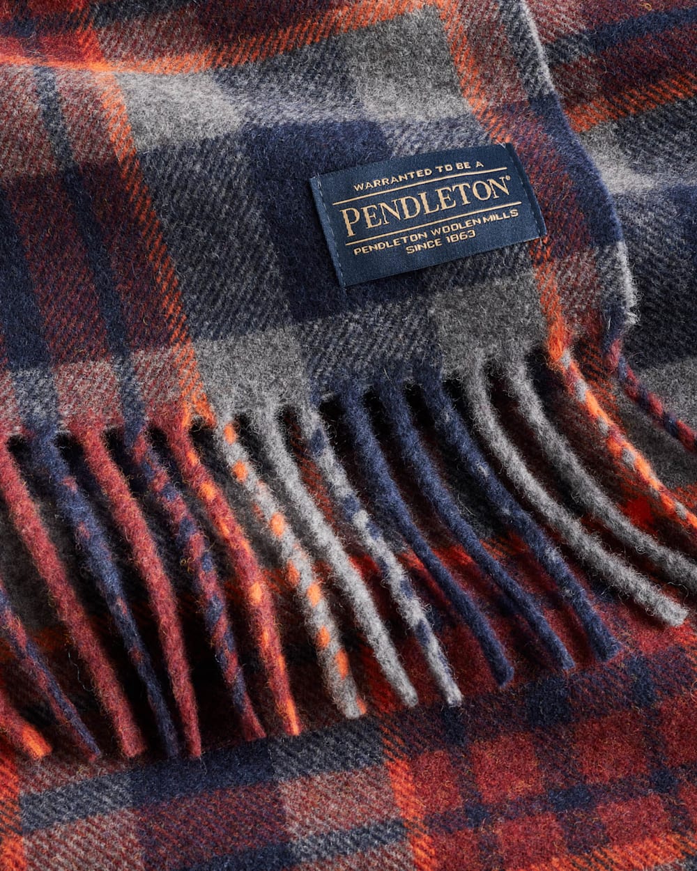ALTERNATE VIEW OF WHISPERWOOL MUFFLER IN CEDAR image number 3