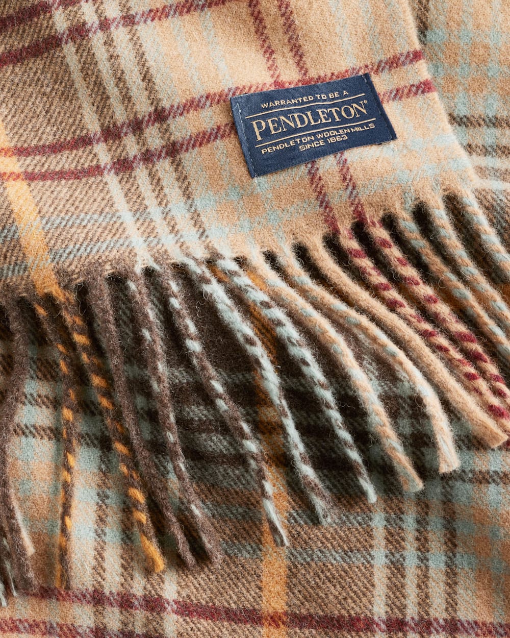 ALTERNATE VIEW OF WHISPERWOOL MUFFLER IN PINE image number 3