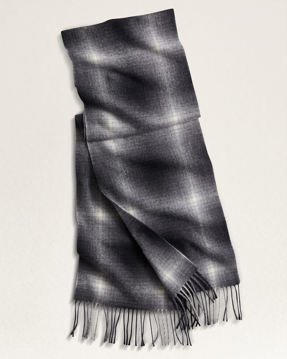 WHISPERWOOL MUFFLER IN PEWTER PLAID image number 1