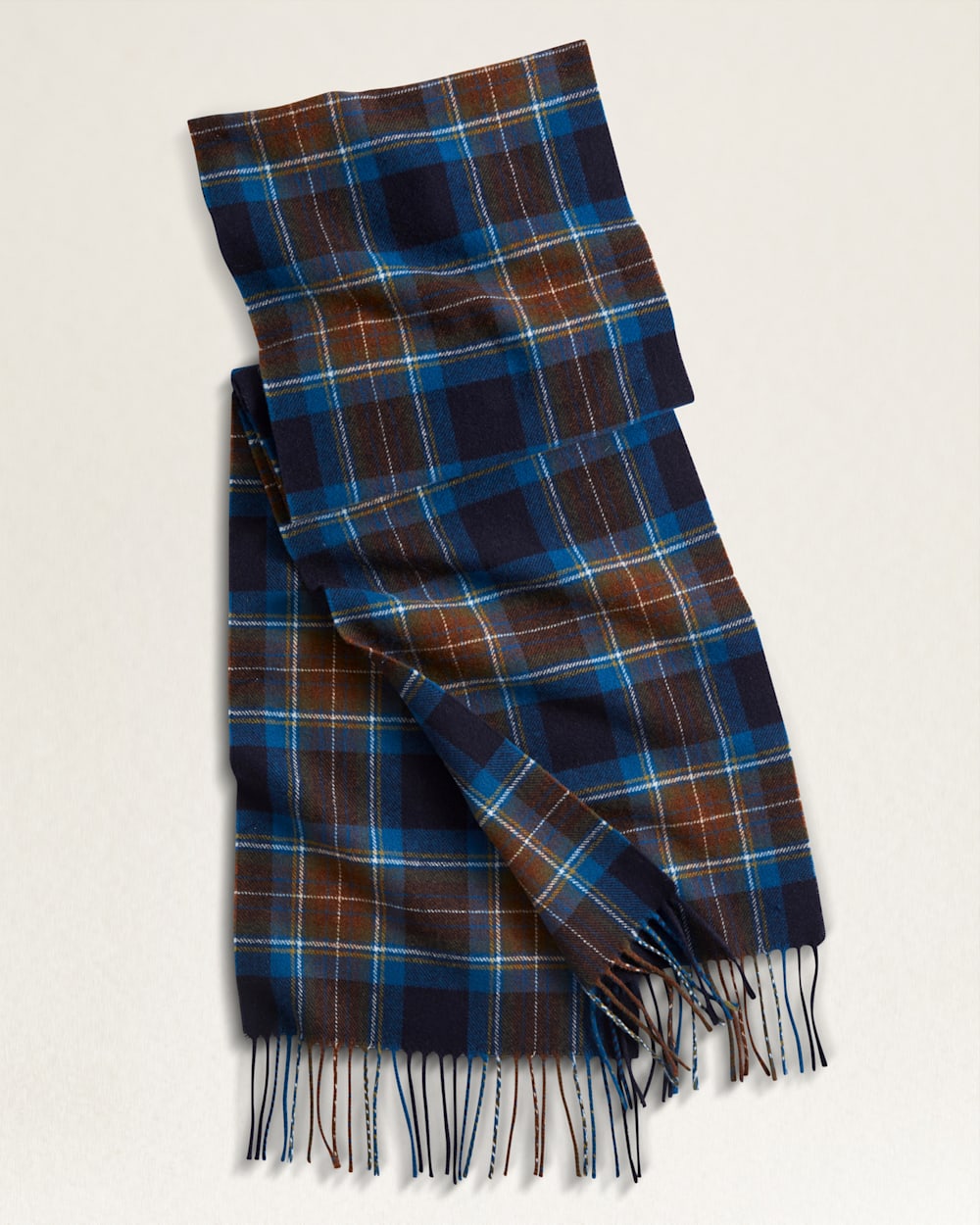WHISPERWOOL MUFFLER IN ROYAL BLUE CENTURY PLAID image number 1