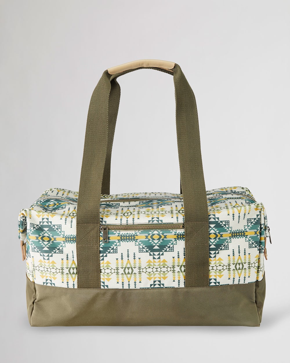 ALTERNATE VIEW OF PILOT ROCK CANOPY CANVAS WEEKENDER BAG IN OLIVE image number 2