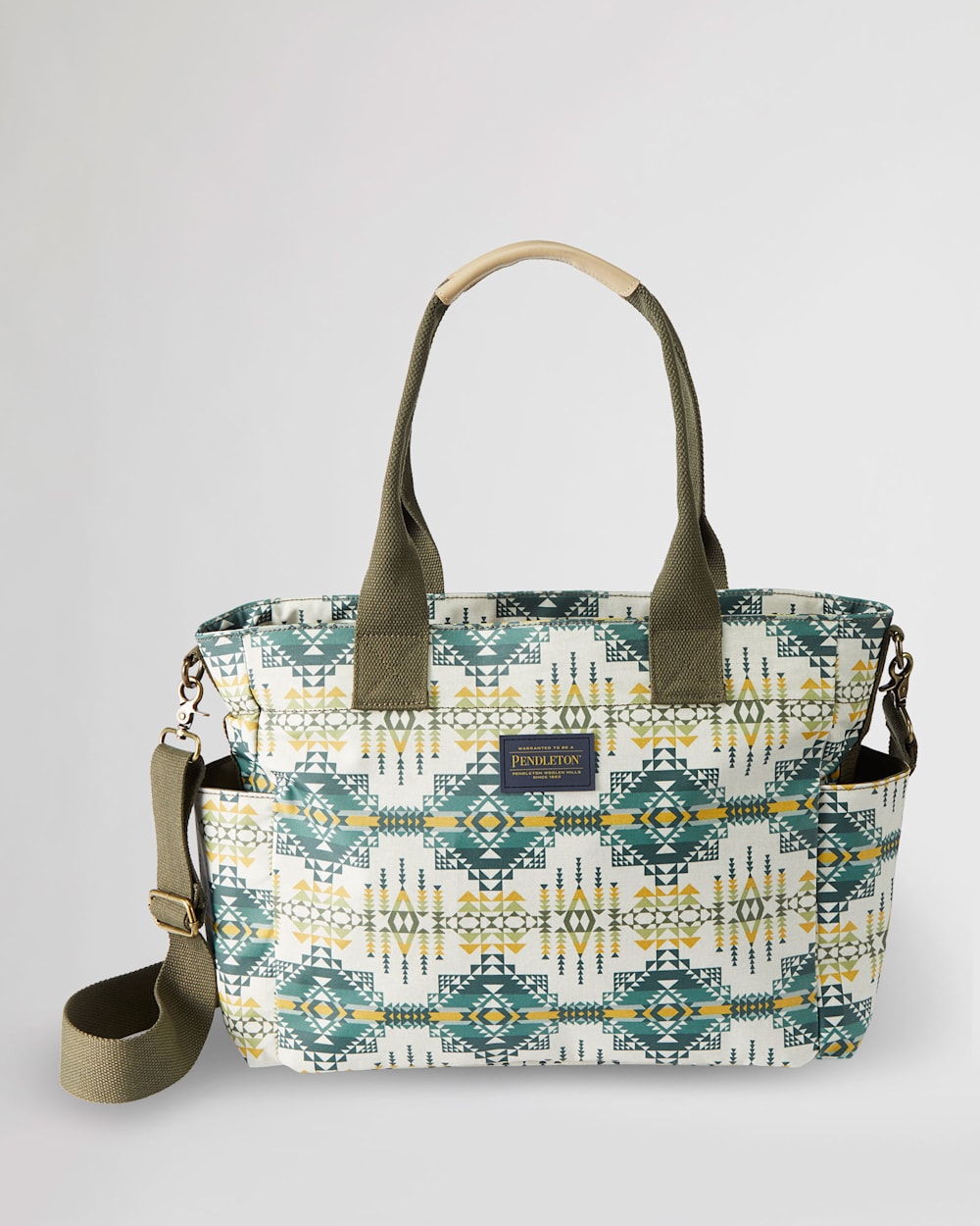 PILOT ROCK CANOPY CANVAS SUPER TOTE IN OLIVE image number 1