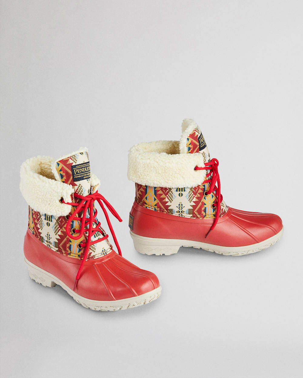 WOMEN'S JOURNEY WEST DUCK BOOTS IN RUBY image number 1