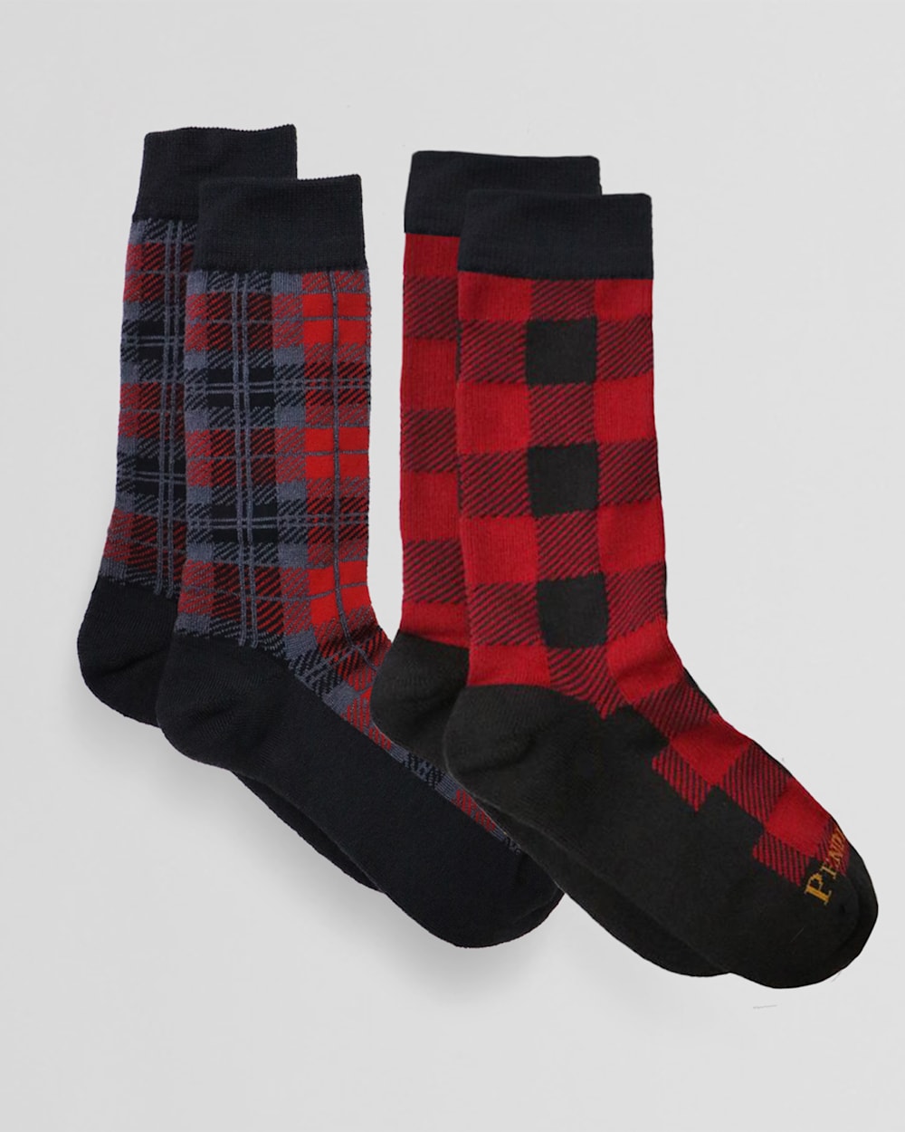 Plaid socks outlet