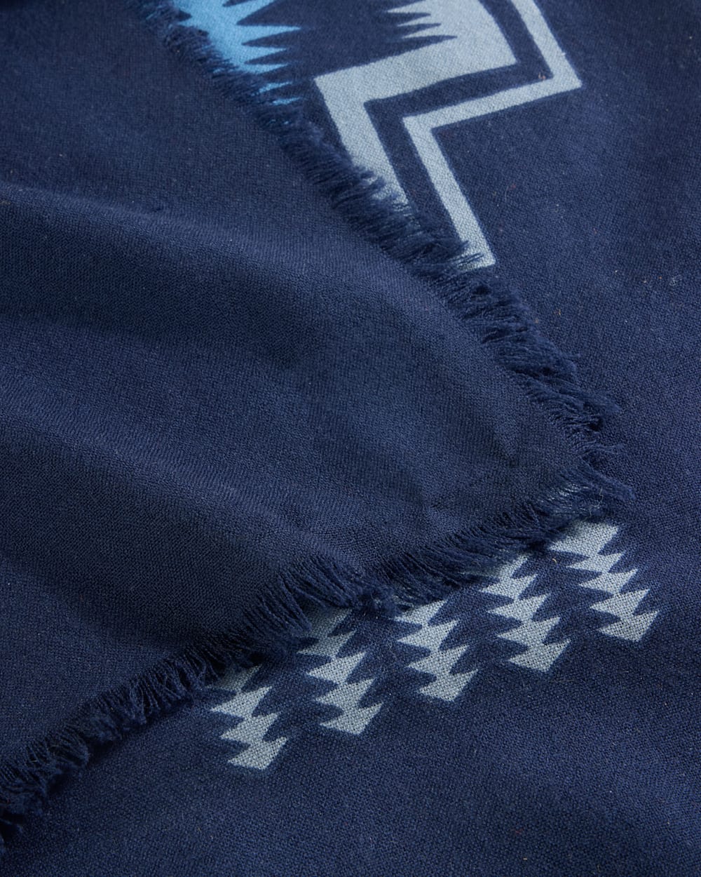ALTERNATE VIEW OF HARDING FEATHERWEIGHT WOOL SCARF IN NAVY image number 2