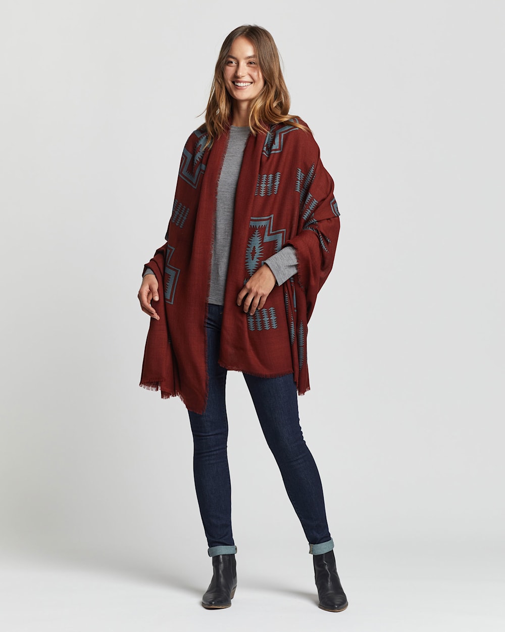 Shop Luxurious Harding Featherweight Wool Scarf