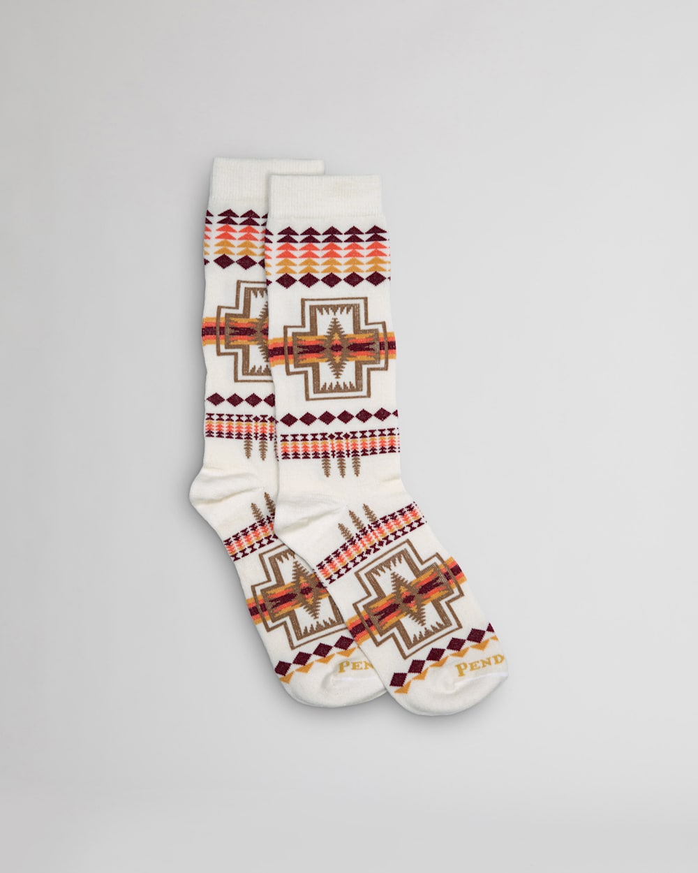 HARDING CREW SOCKS IN IVORY image number 1