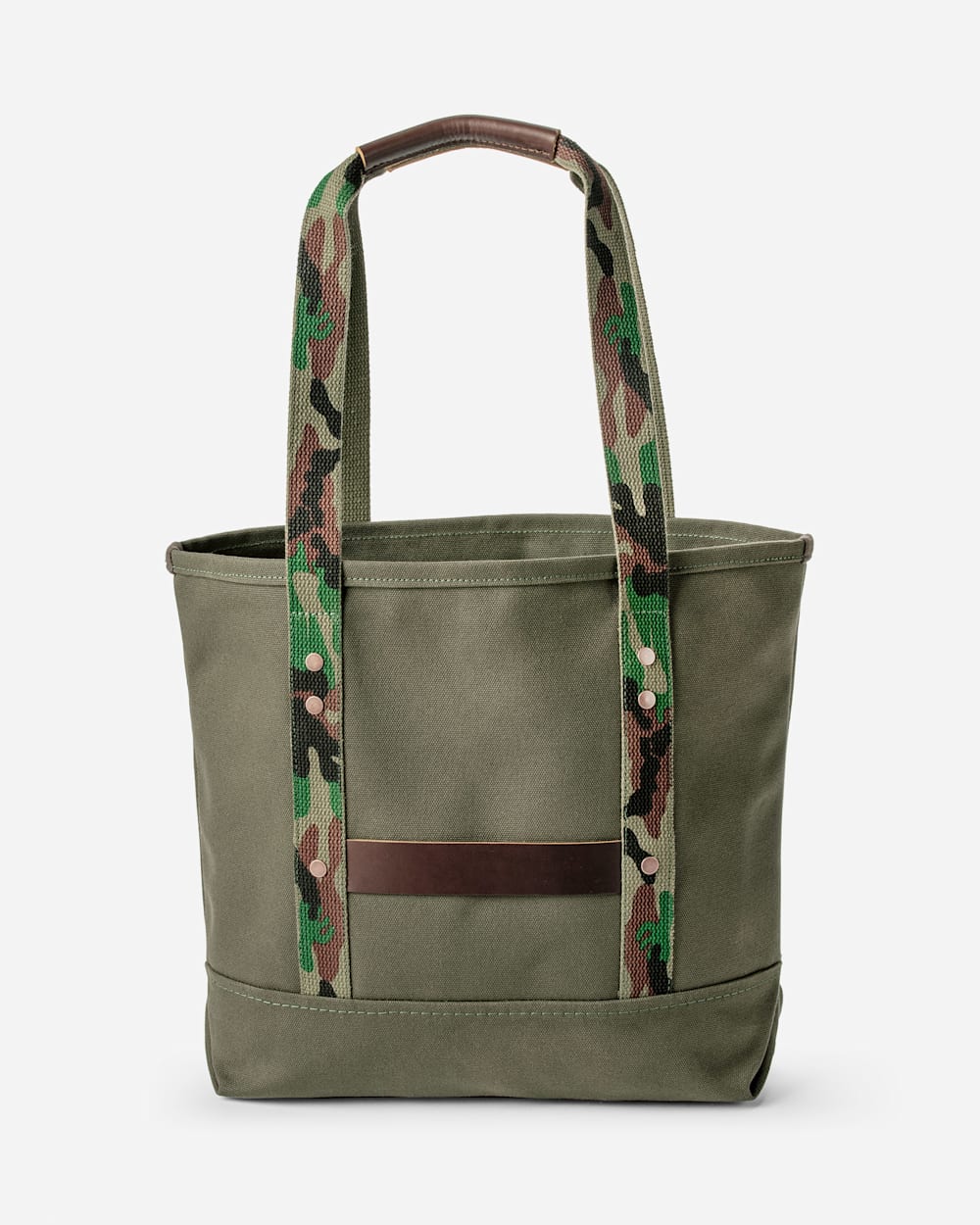 ADDITIONAL VIEW OF COTTON CANVAS TOTE IN PINE image number 3