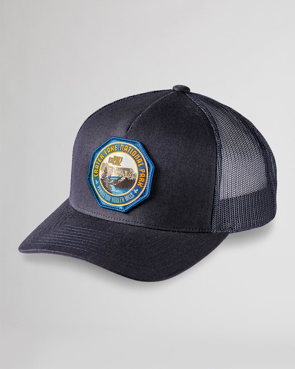 NATIONAL PARK TRUCKER HAT IN NAVY CRATER LAKE image number 1