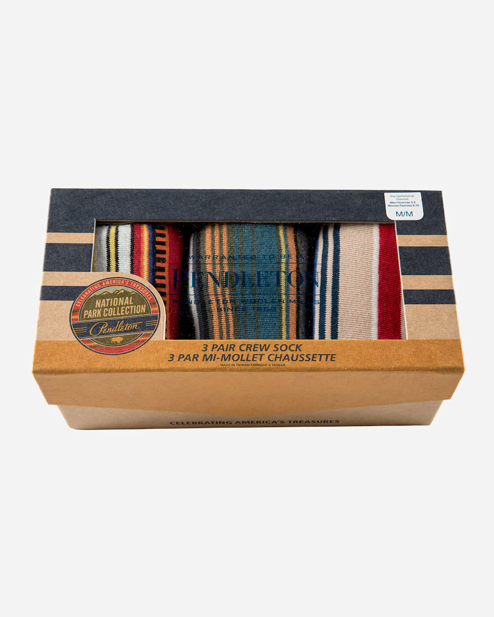 3-PACK NATIONAL PARK SOCKS GIFT BOX image number 1