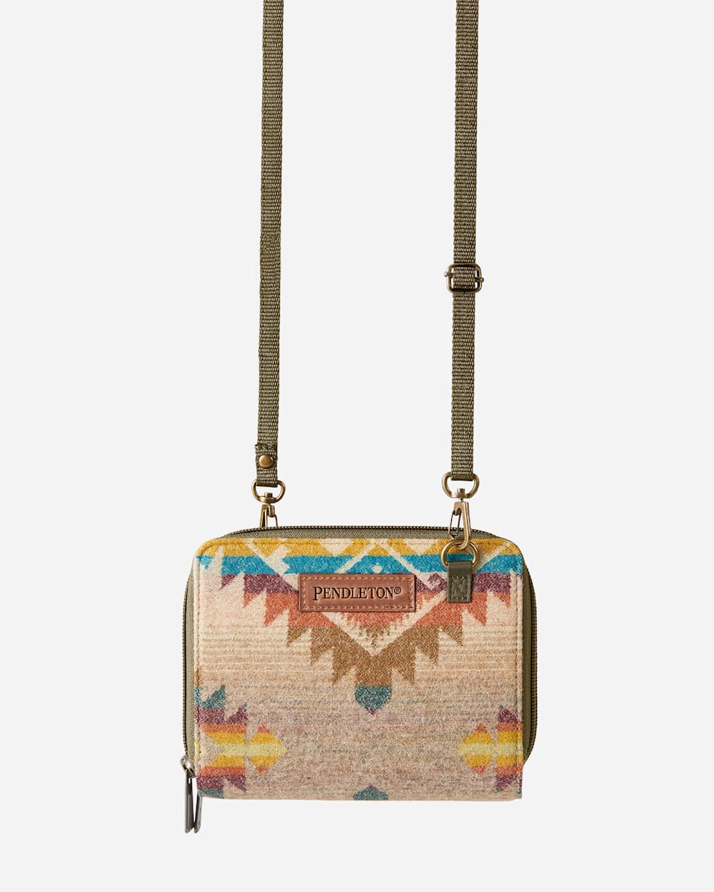 JACQUARD WALLET ON STRAP image number 1