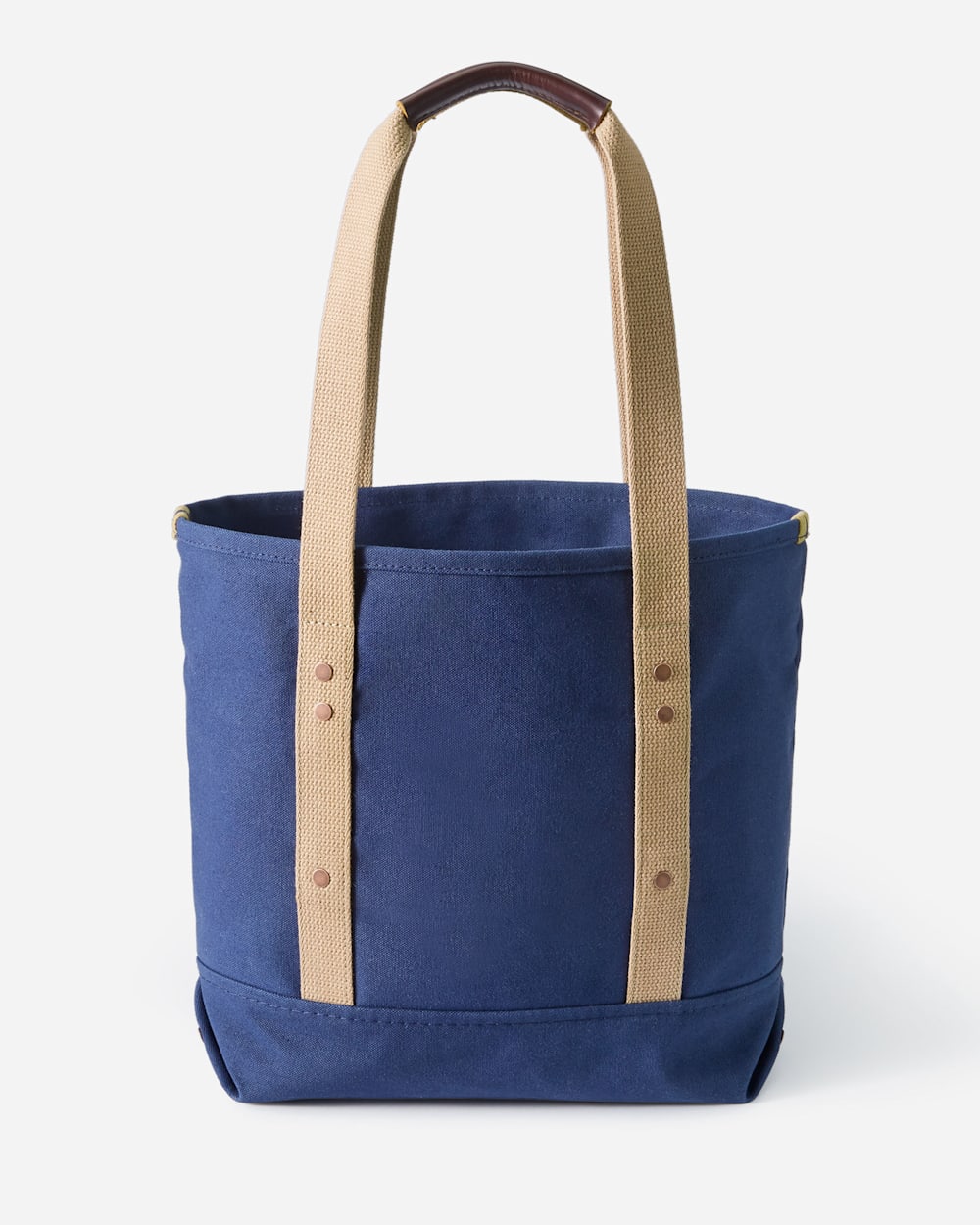 ALTERNATE VIEW OF CANVAS TOTE IN NAVY image number 2