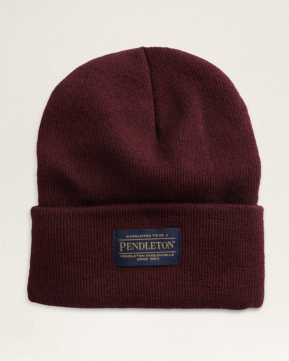 PENDLETON BEANIE IN WINE image number 1