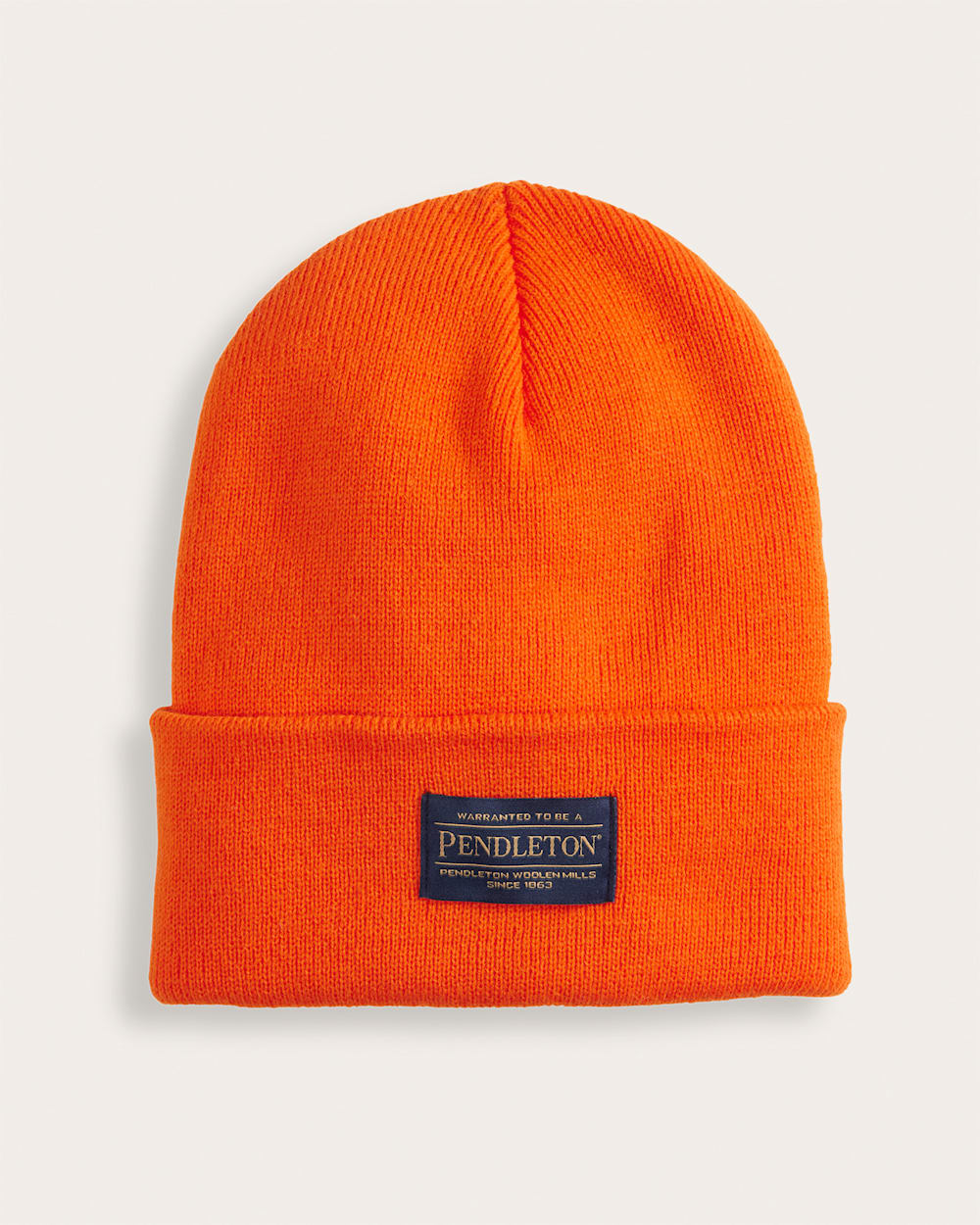 PENDLETON BEANIE IN ORANGE image number 1