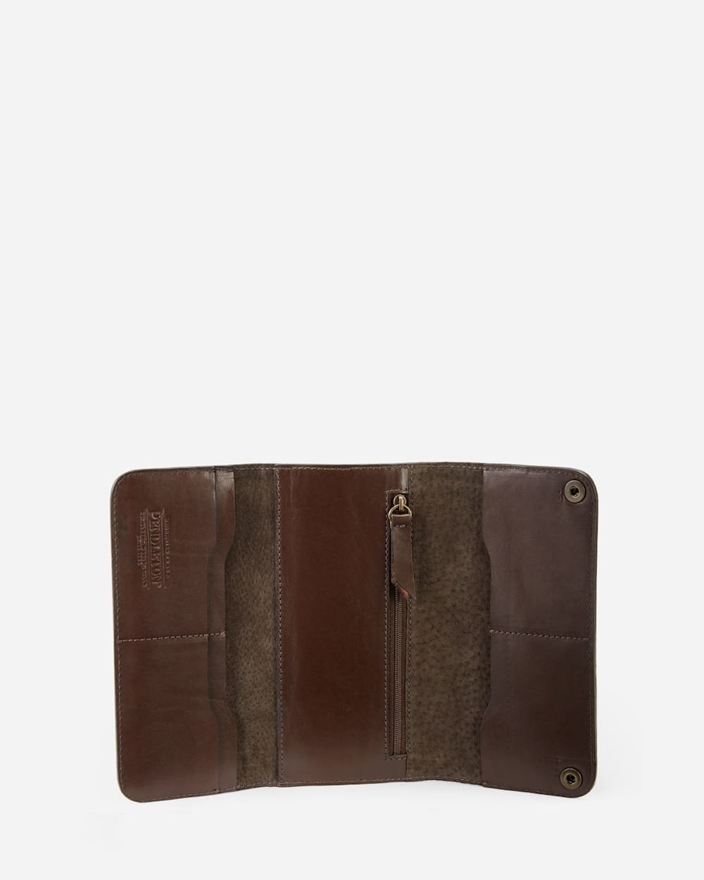 ALTERNATE VIEW OF SIERRA RIDGE TRADE WALLET IN BROWN image number 2