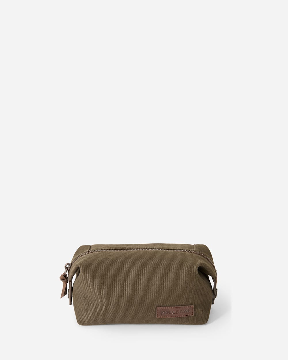 ALTERNATE VIEW OF BRIDGER STRIPE TRAVEL POUCH IN BROWN image number 2