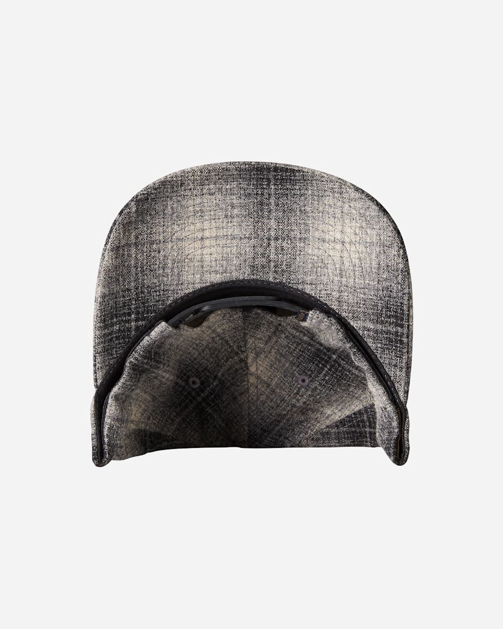 ALTERNATE VIEW OF WOOL HAT IN GREY/BLACK OMBRE image number 2