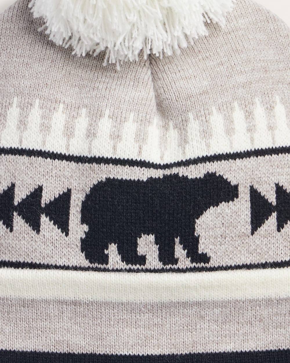 ALTERNATE VIEW OF RETRO BEANIE IN BEAR image number 2
