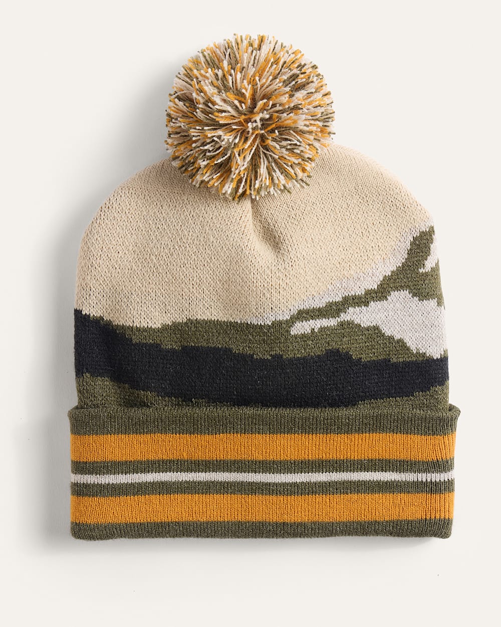 ALTERNATE VIEW OF RETRO BEANIE IN MOUNTAIN image number 2