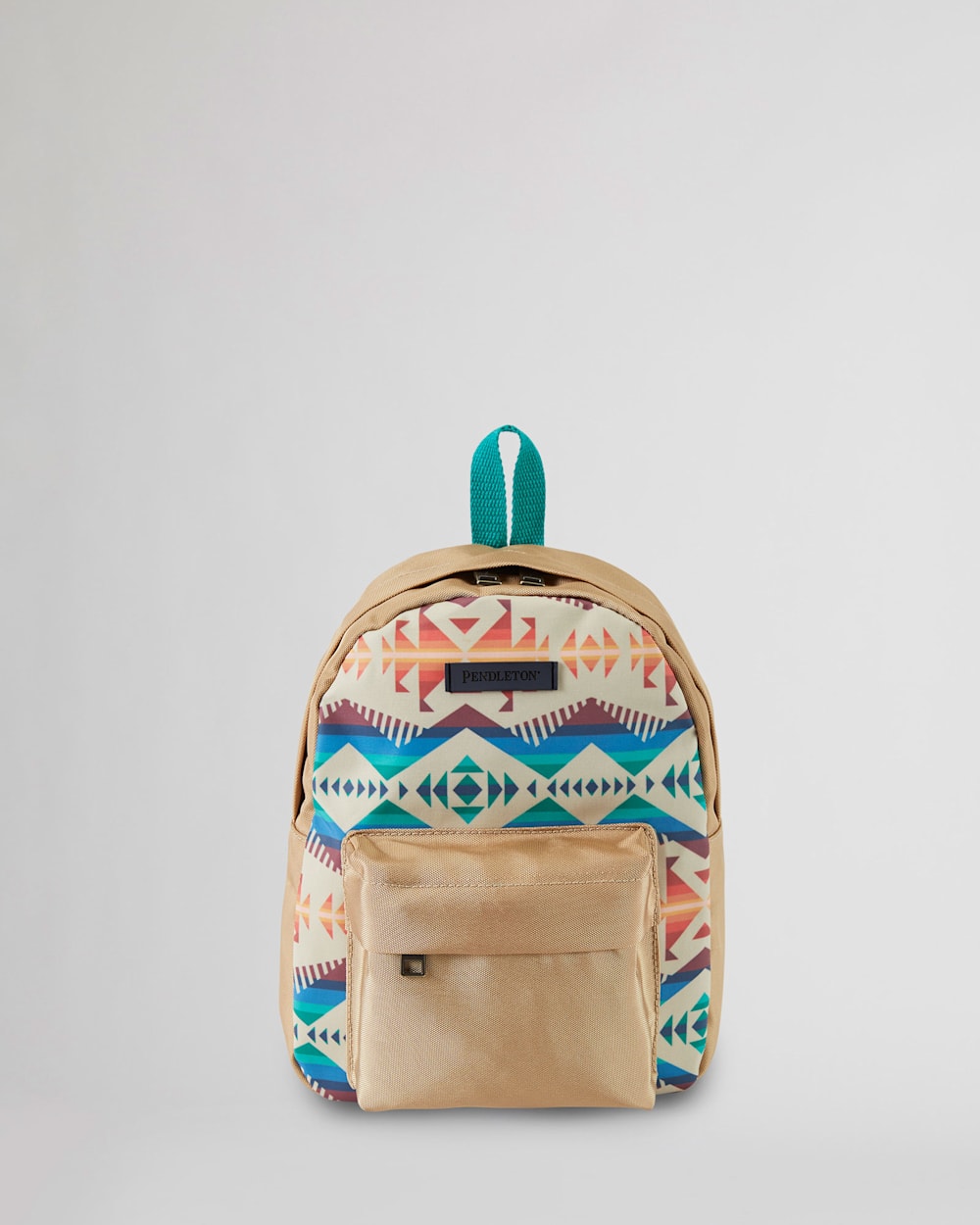 LOS LUNAS CANOPY CANVAS  MINI BACKPACK IN TAN MULTI image number 1