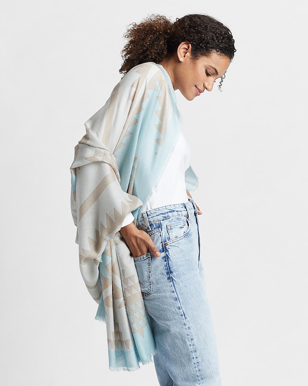 FEATHERWEIGHT WOOL SCARF