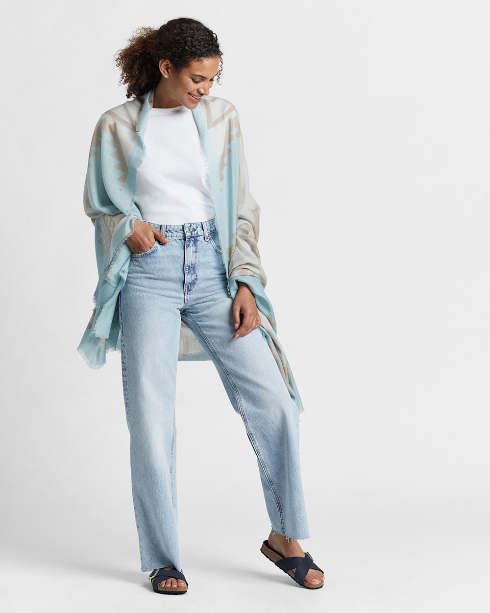 FEATHERWEIGHT WOOL SCARF