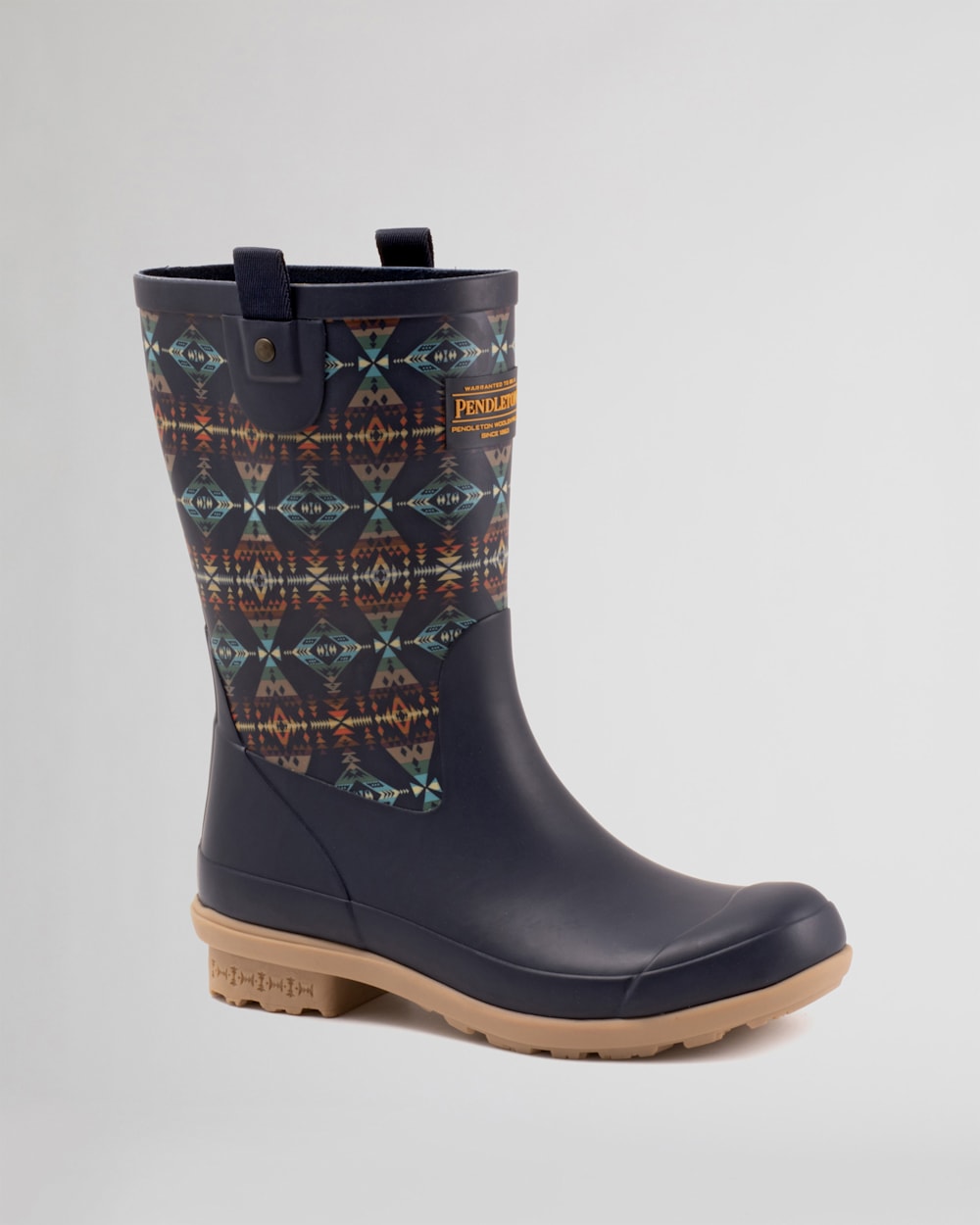 WOMEN'S DIAMOND PEAK MID RAIN BOOTS IN NAVY image number 1