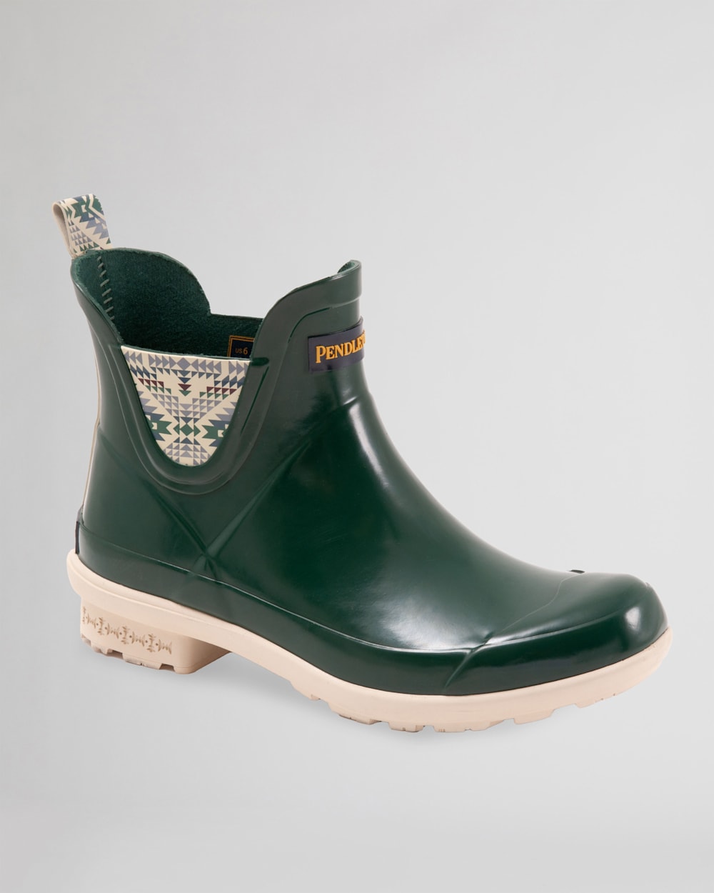 WOMEN'S SMITH ROCK GLOSS CHELSEA RAIN BOOTS IN GREEN image number 1