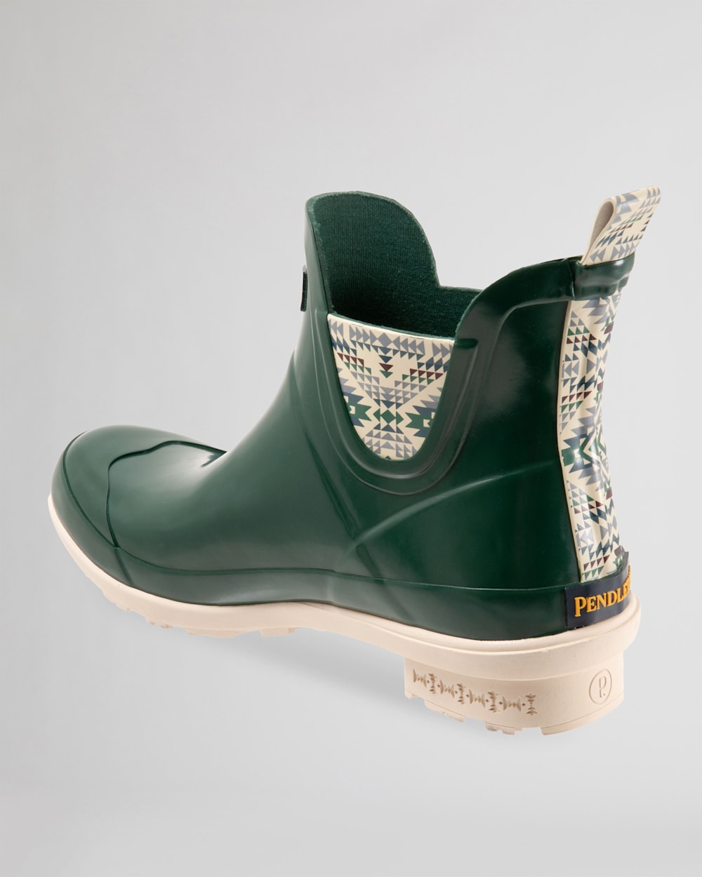 ALTERNATE VIEW OF WOMEN'S SMITH ROCK GLOSS CHELSEA RAIN BOOTS IN GREEN image number 3