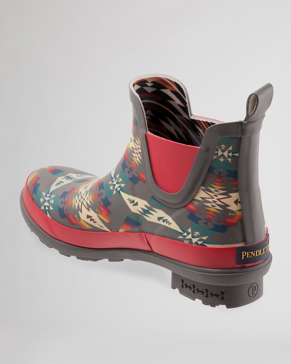 ALTERNATE VIEW OF WOMEN'S TUCSON CHELSEA RAIN BOOTS IN GREY image number 2