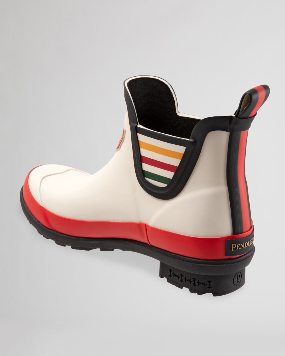 ALTERNATE VIEW OF WOMEN'S NATIONAL PARK CHELSEA RAIN BOOTS IN GLACIER PARK WHITE image number 3