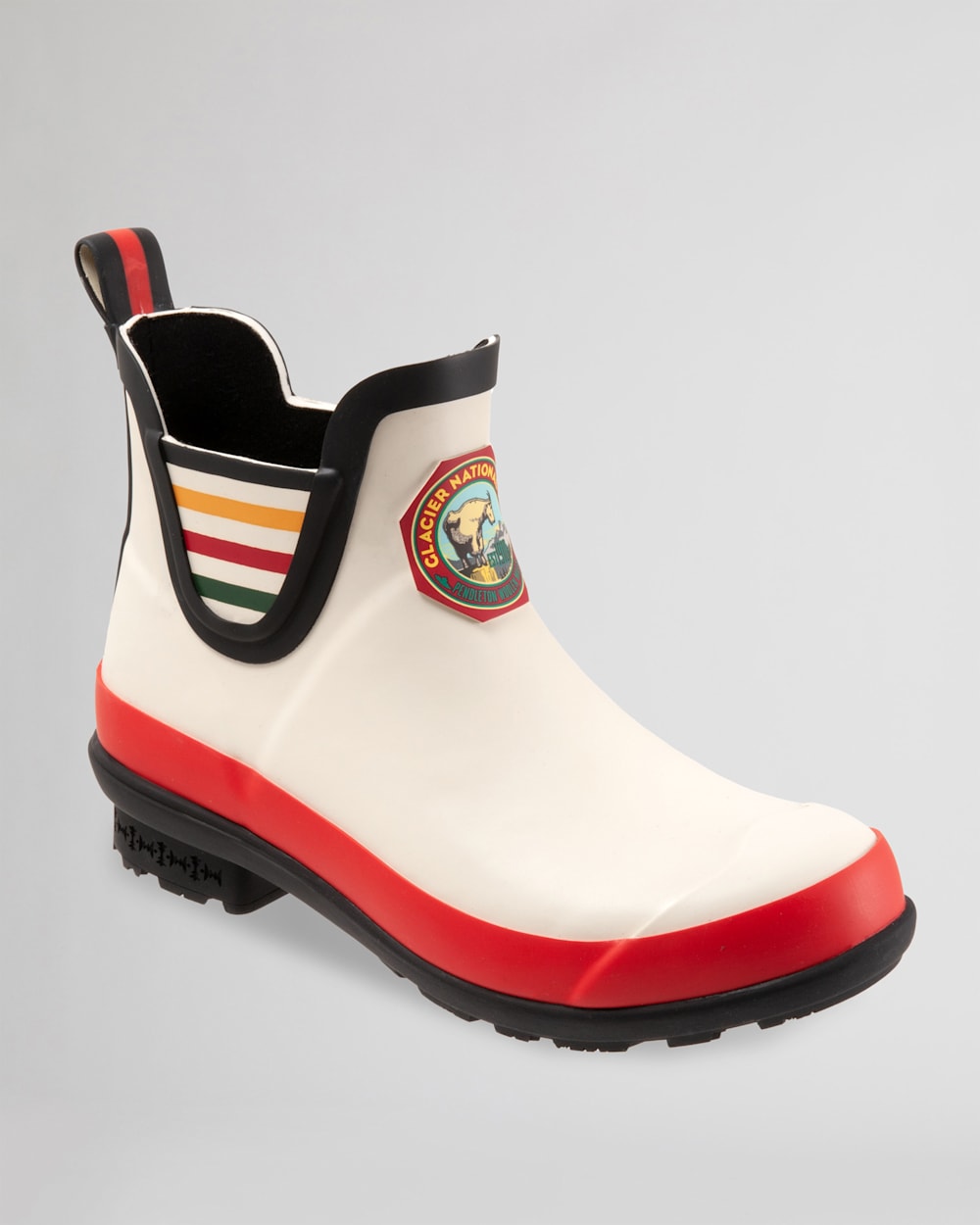 ALTERNATE VIEW OF WOMEN'S NATIONAL PARK CHELSEA RAIN BOOTS IN GLACIER PARK WHITE image number 7