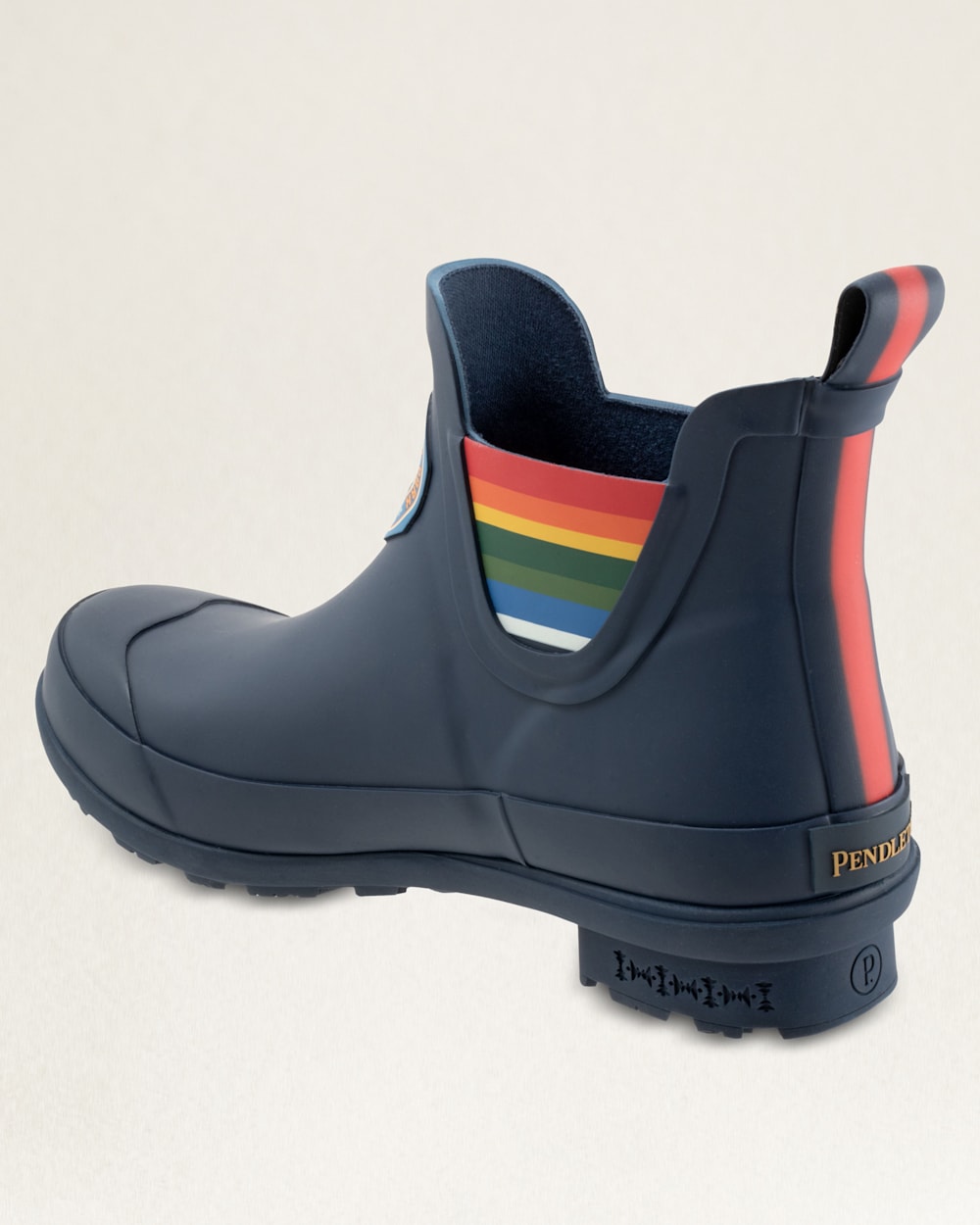 ALTERNATE VIEW OF WOMEN'S NATIONAL PARK CHELSEA RAIN BOOTS IN CRATER LAKE NAVY image number 3